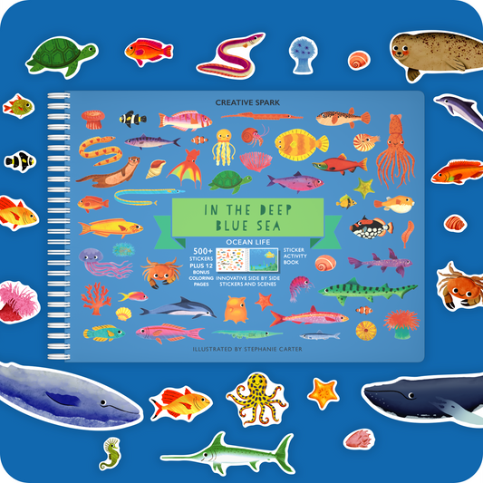 Deep Blue Sea Sticker Book