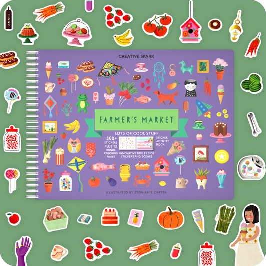Farmers Market Sticker Book