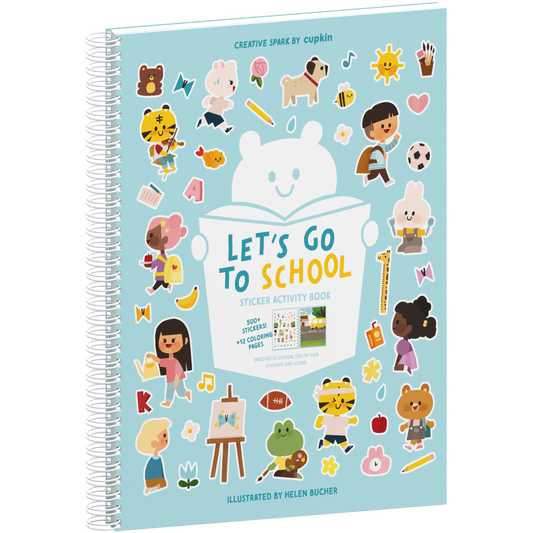 Let's Go To School Sticker Book