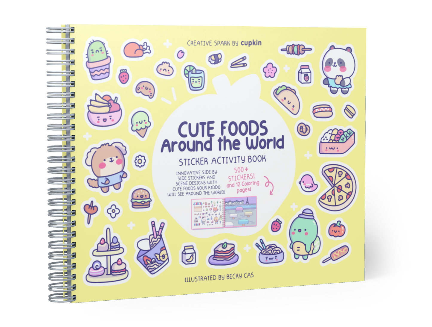 Cute Foods Around the World Sticker Book