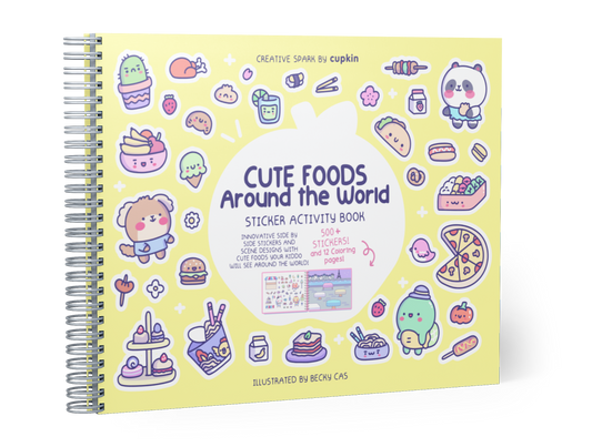 Cute Foods Around the World Sticker Book