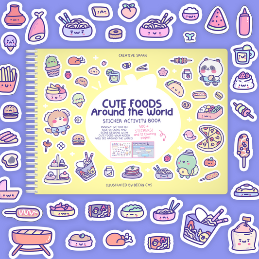 Cute Foods Vol 2 Sticker Book