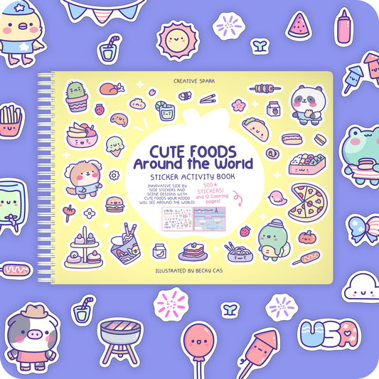 Cute Foods Vol 2 Sticker Book