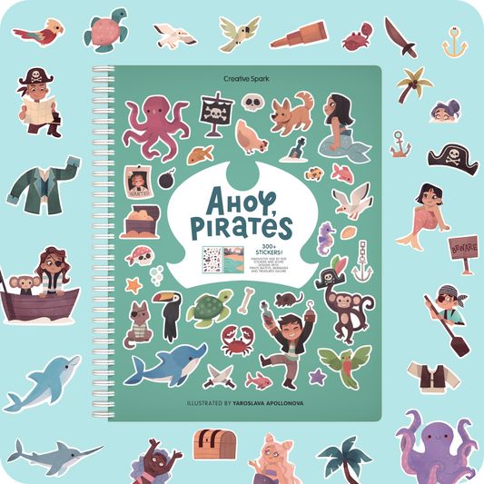 Ahoy Pirates Sticker Book
