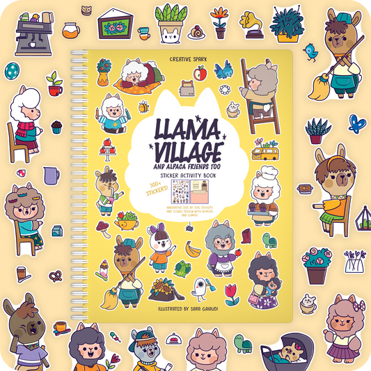 Llamas Sticker Book
