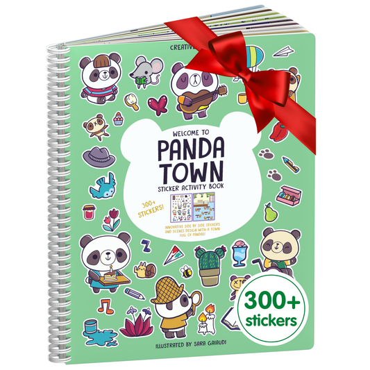 Panda Town Sticker Book