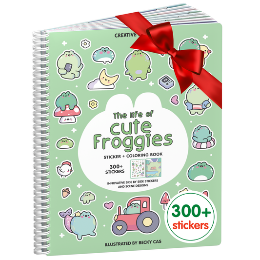 Cute Froggies Sticker Book