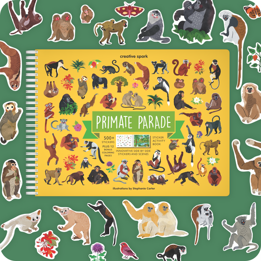 Primates Sticker Book