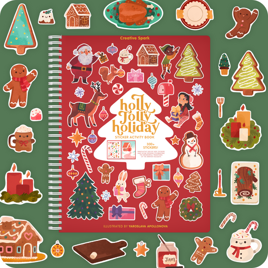 Holly Jolly Sticker Book