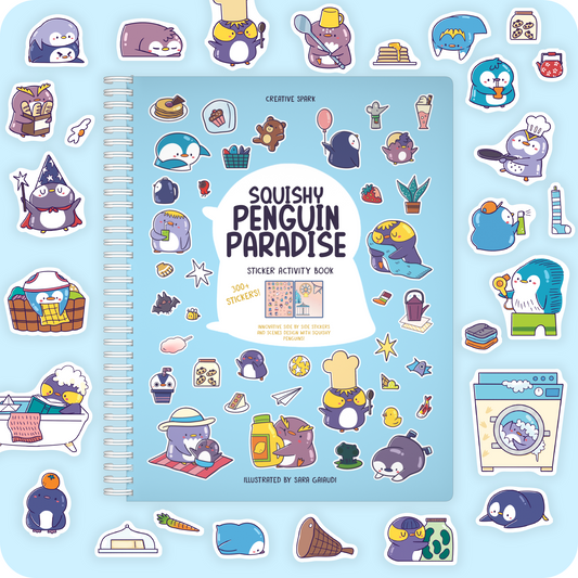 Squishy Penguins Sticker Book