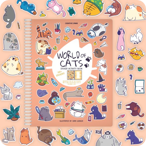 World of Cats Sticker Book