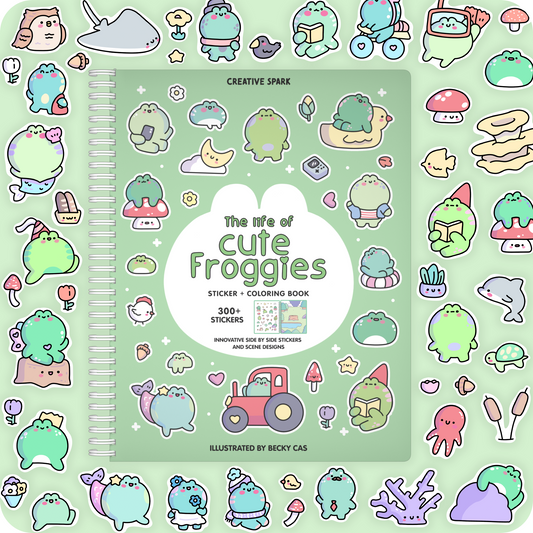 Cute Froggies Sticker Book