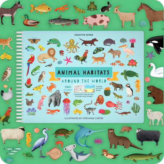 Animal Habitats Sticker Book