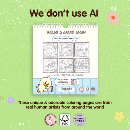Cozy Nom Noms Coloring Book