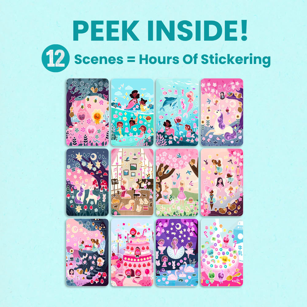 Paper Magic Eureka Stickerbook - Animal Success Learning Playground, 864 Stickers, Themed Sticker Pad - View #4