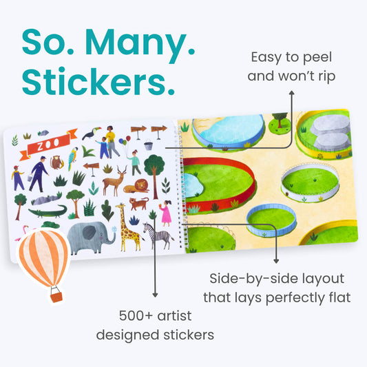 All Around Town Sticker Book