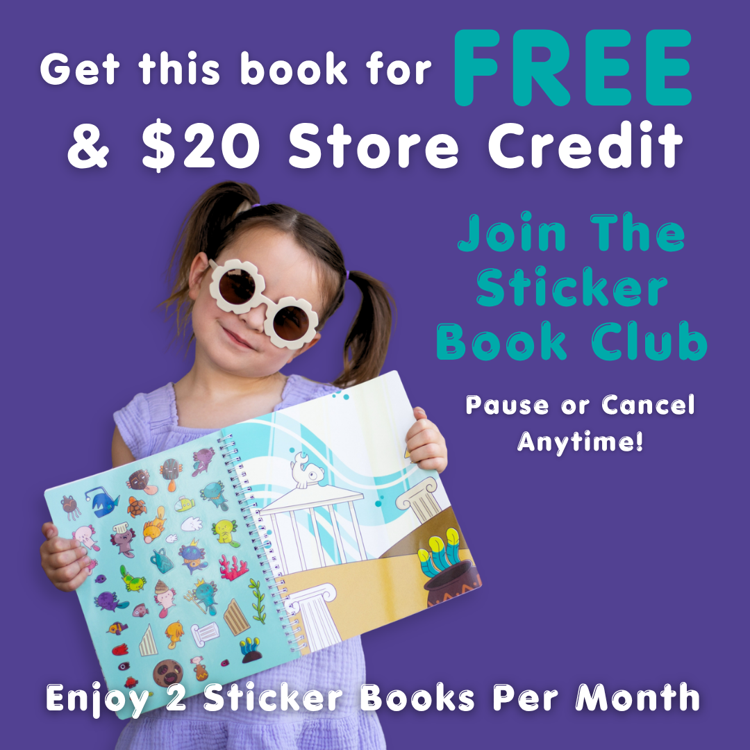 Axolotl Sticker Book