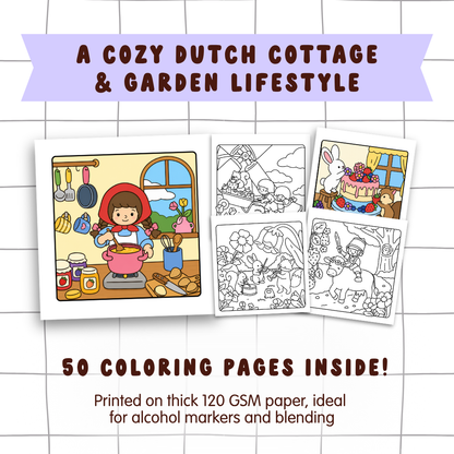 Berries & Cream Coloring Book