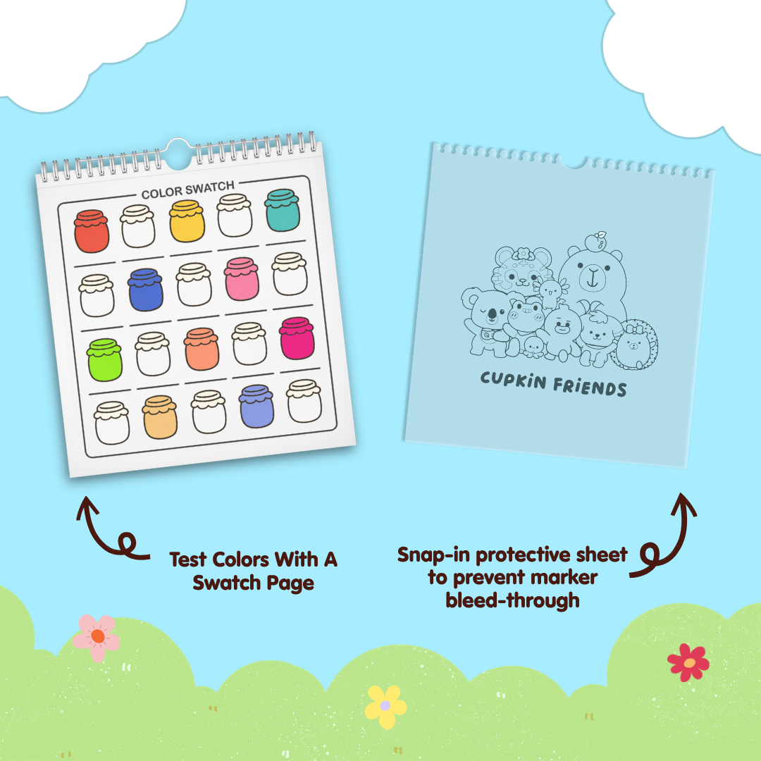 Berries & Cream Coloring Book