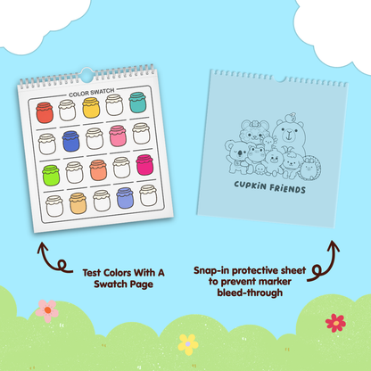Berries & Cream Coloring Book