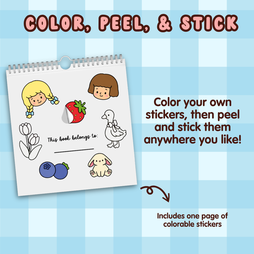 Berries & Cream Coloring Book