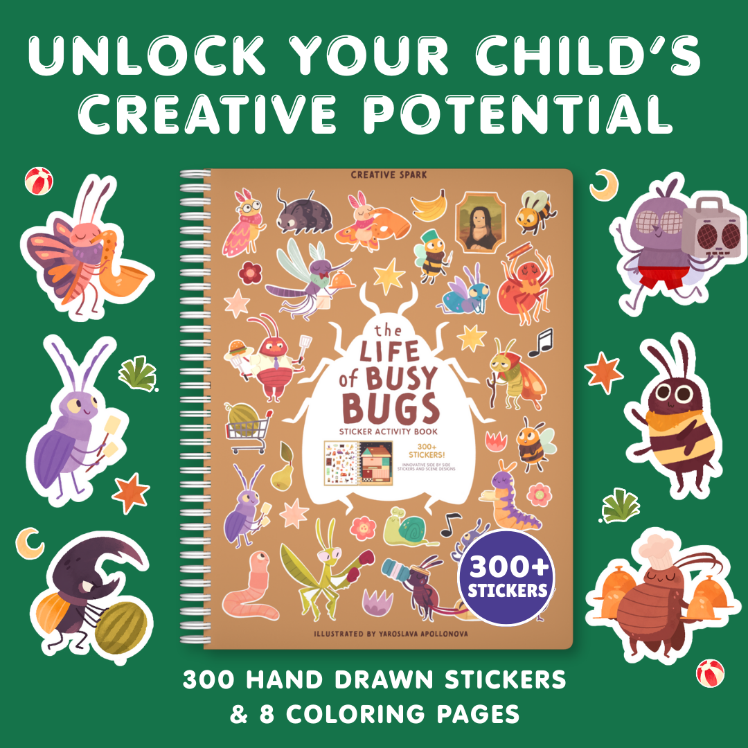 Busy Bugs Sticker Book