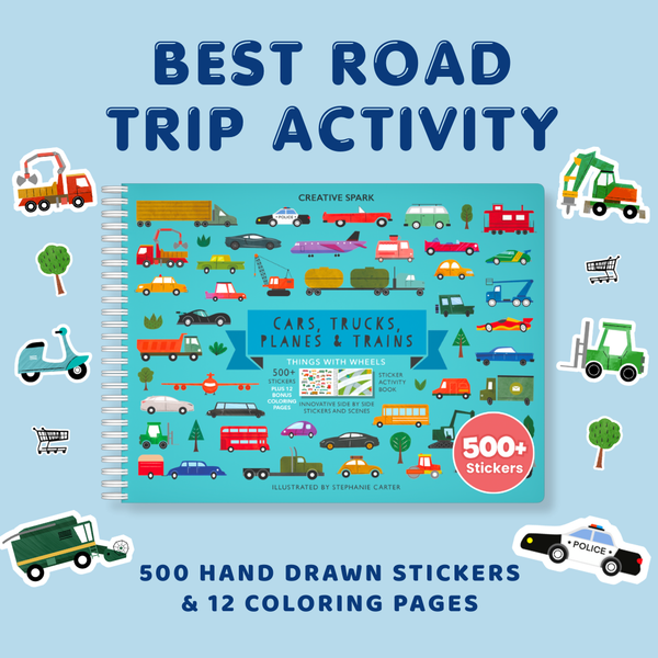 Cars Trucks Planes Sticker Book