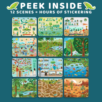Reptiles Sticker Book