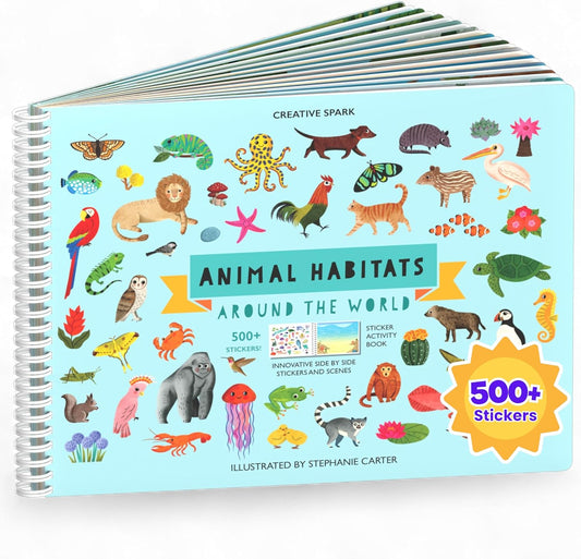 Cupkin Animal Habitats Sticker Book