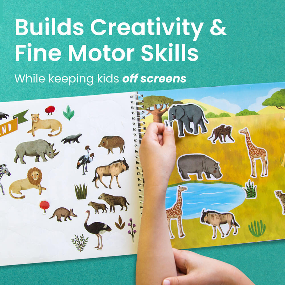 Animal Habitats Sticker Book: Over 500 Stickers and 12 Unique