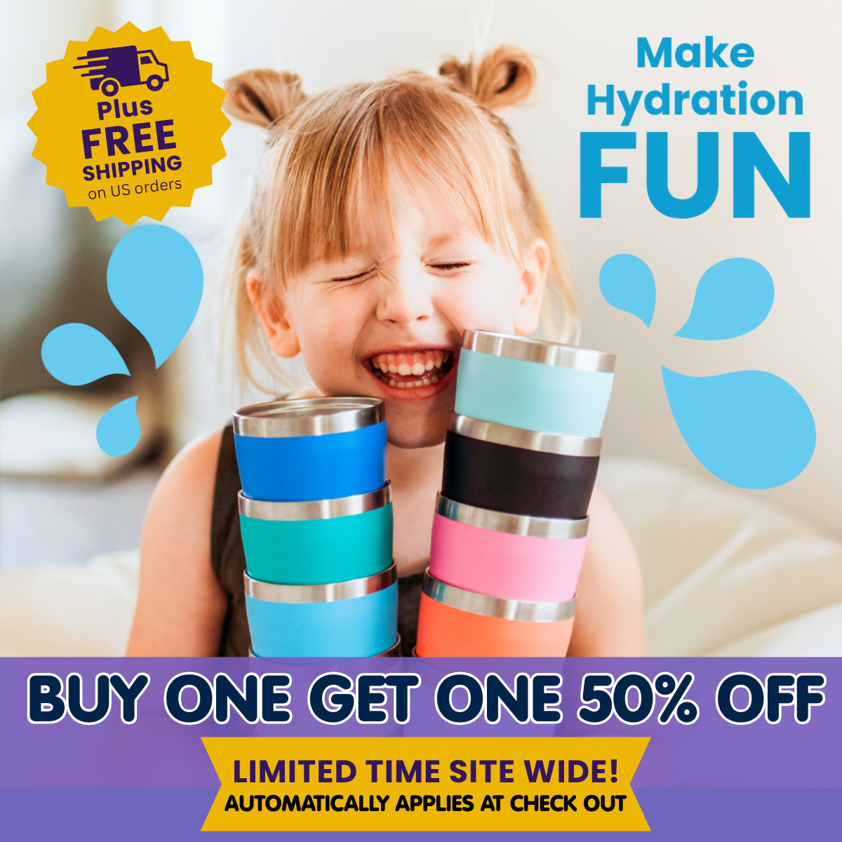 Buy One Get One 50% Off - Limited Time Site Wide