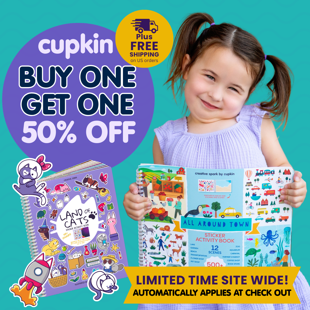 Buy One Get One 50% Off - Limited Time Site Wide
