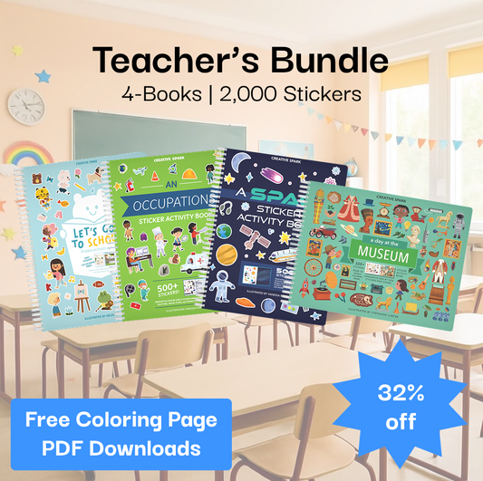 Teacher’s Sticker Book Bundle – PLUS a chance to Win 1 of 2 $200 Amazon Gift Cards!