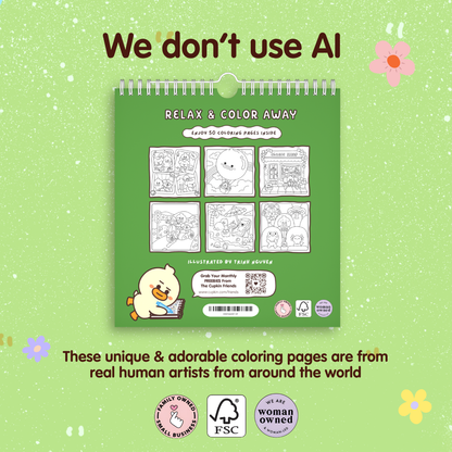 Dax & Friends Forever Coloring Book