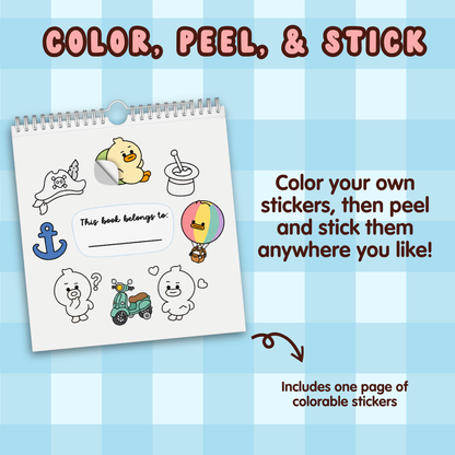Dax & Friends Forever Coloring Book