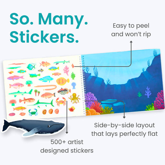 Deep Blue Sea Sticker Book