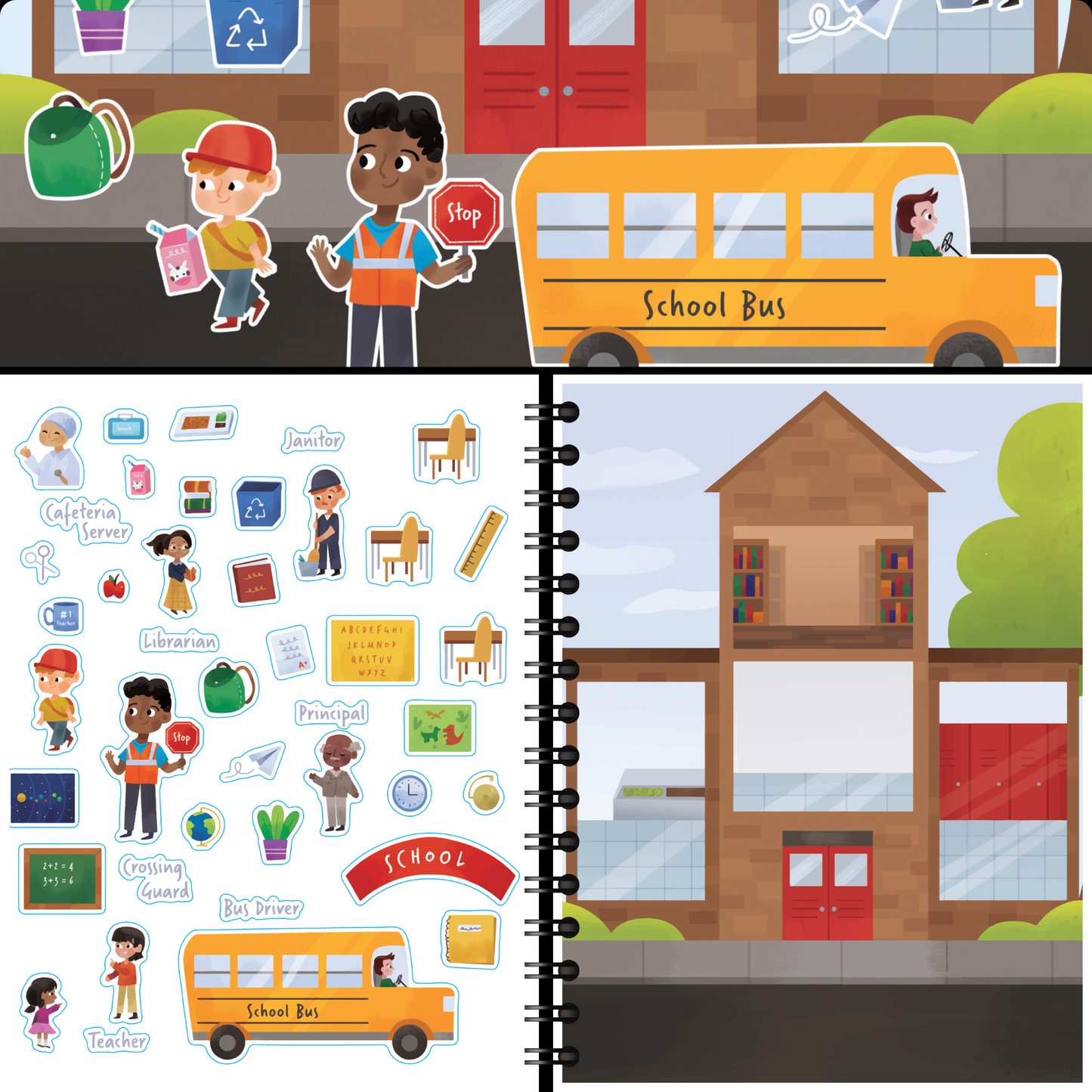 Occupations and Jobs Sticker Book