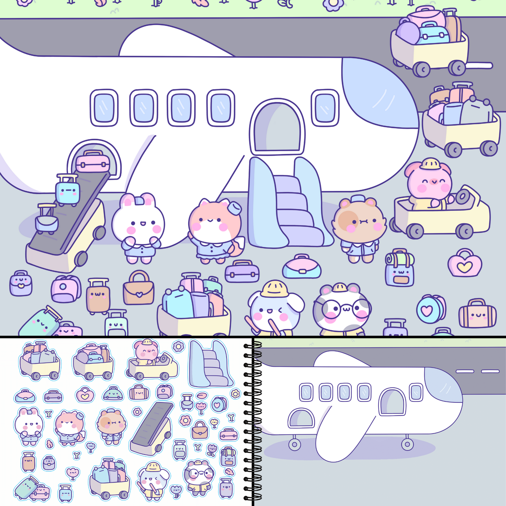 Cute Stickers World // Cute Aesthetic Stickers // Buy Now