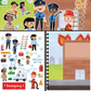 Occupations and Jobs Sticker Book