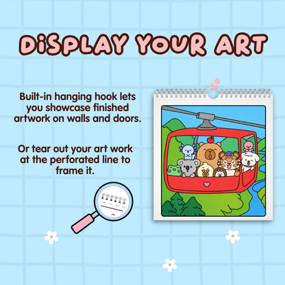 Cupkin Friends Travel Coloring Book