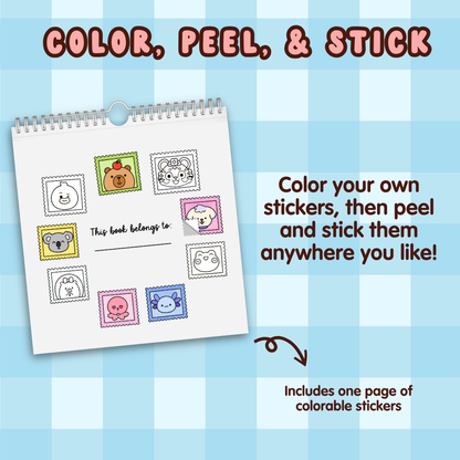 Cupkin Friends Travel Coloring Book