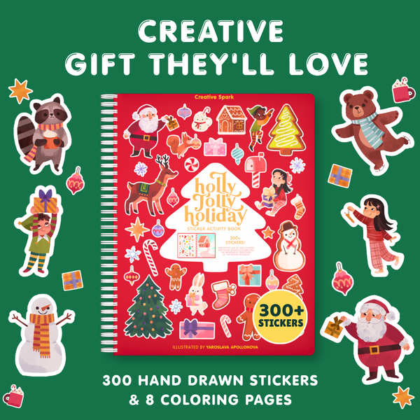 Holly Jolly Sticker Book