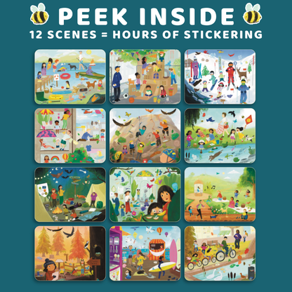 Let's Play Outside Sticker Book