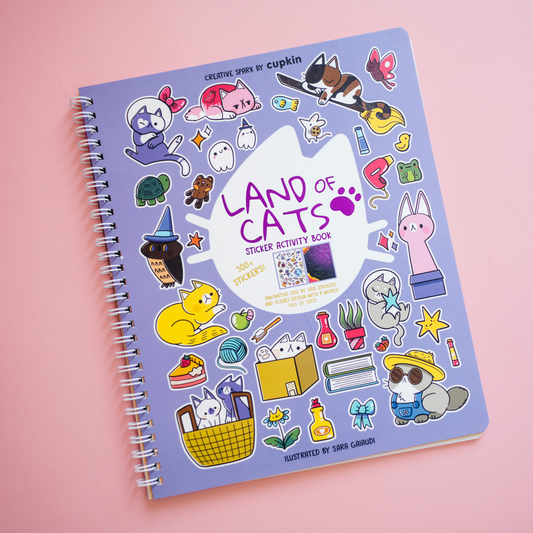 Land of Cats Sticker Book