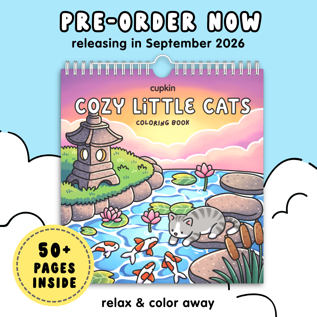 Cozy Little Cats Coloring Book