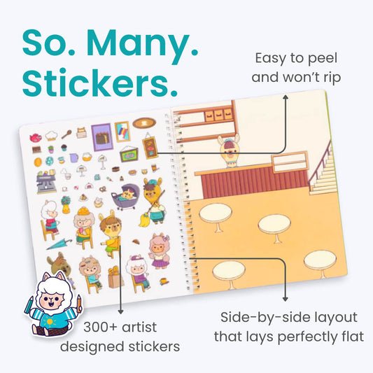 Llamas Sticker Book