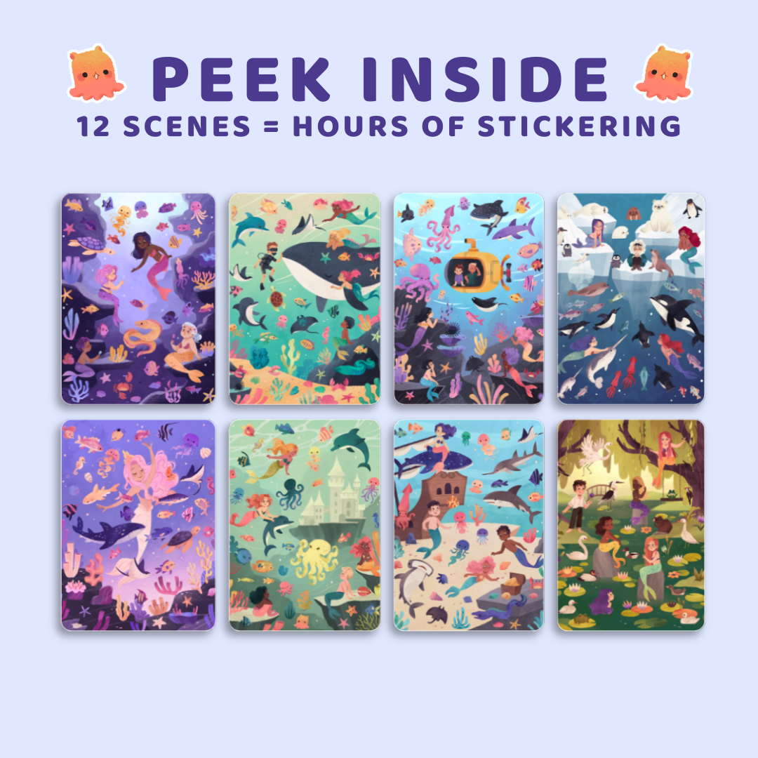Mermaids Sticker Book
