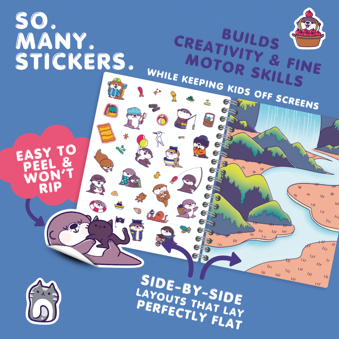 Otter Season Sticker Book