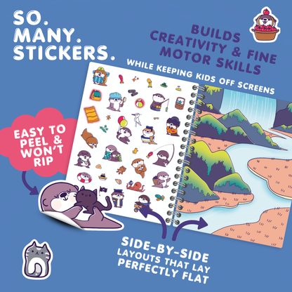 Otter Season Sticker Book