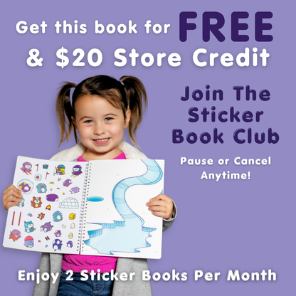 Squishy Penguins Sticker Book